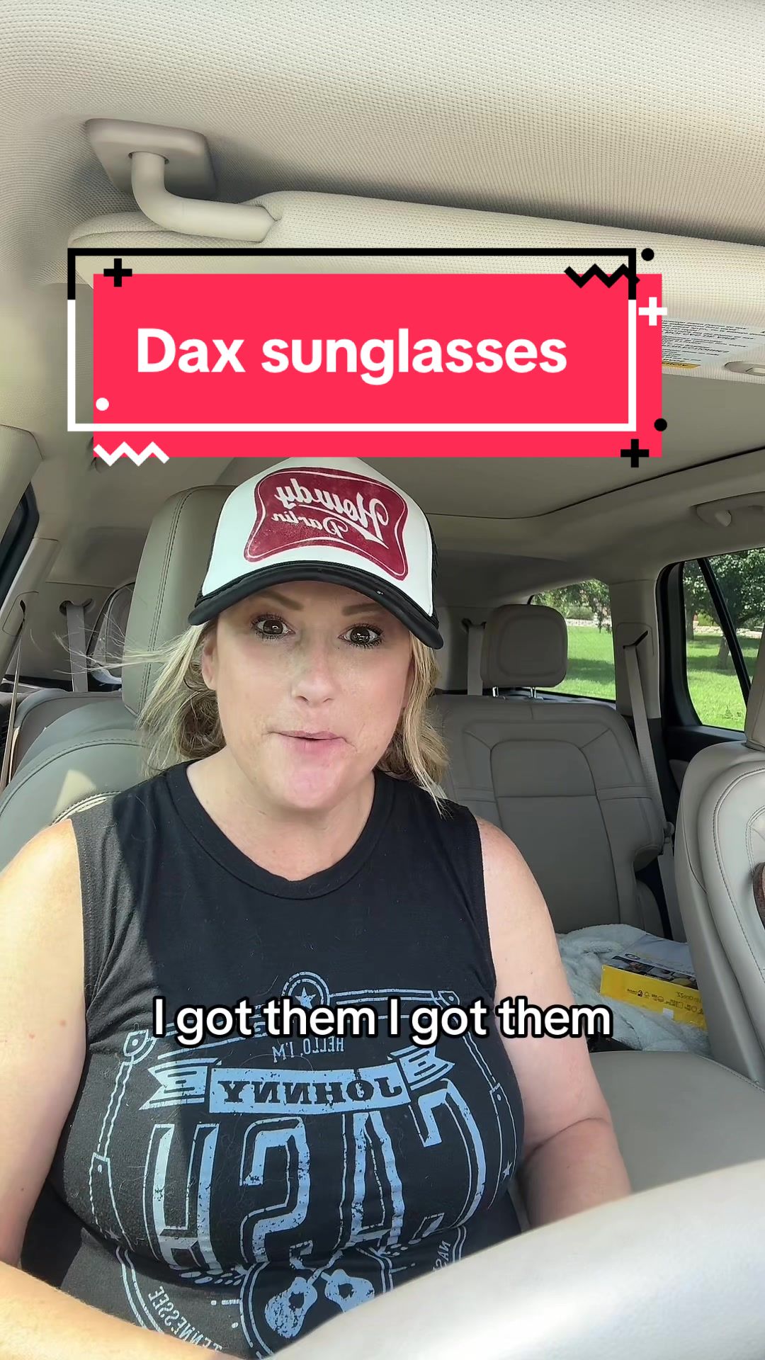 TikTok post by @mander282 for Dax Eyewear. Caption reads: @Dax Eyewear #womenownedbusiness #womanowned #dax....