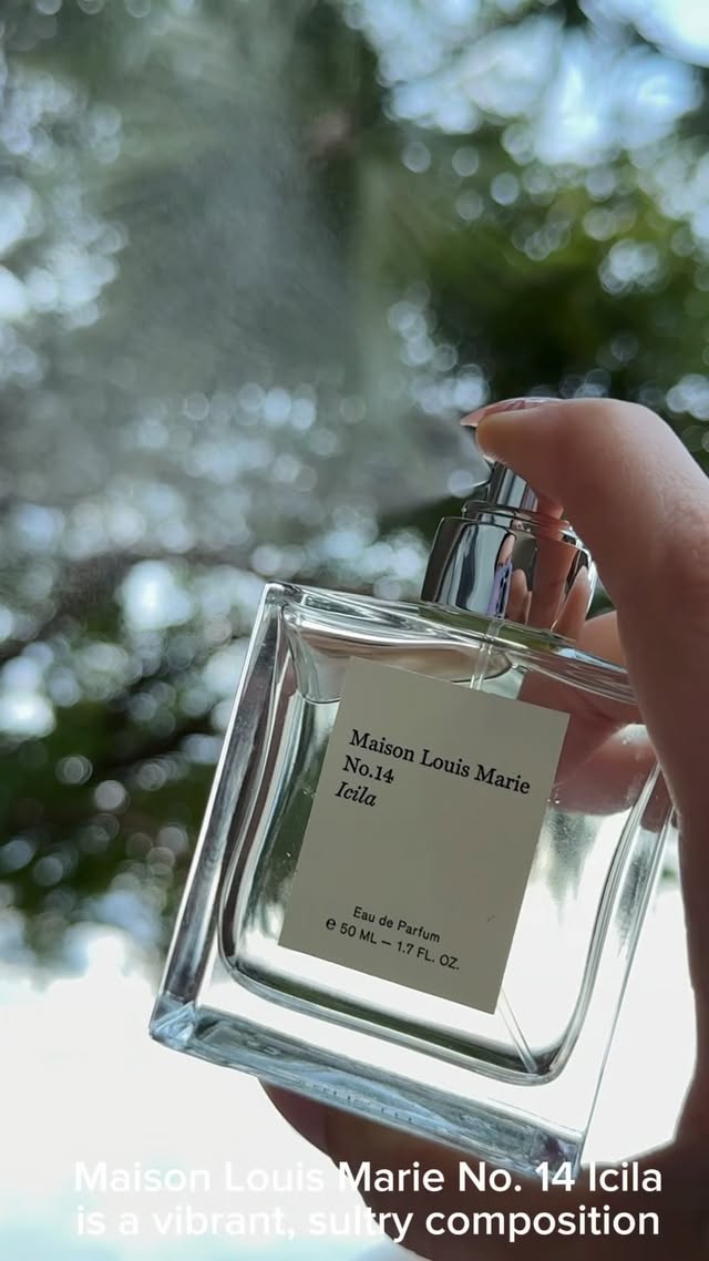 Instagram post by @lus_beautyreviews for Maison Louis Marie. Caption reads: #ad @beautytapofficial  @maisonlouismarie 

No. 14....