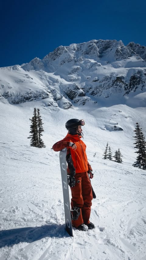 Instagram post by @angelaliggs for Epic Pass. Caption reads: [...] to your ski buddy and lock in your @epicpass....