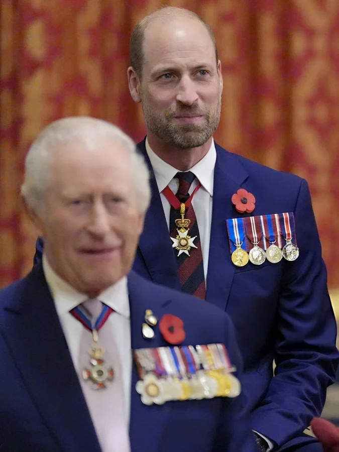 Instagram post by @princesscatherineofwales for Getty Images. Caption reads: King Charles III, Queen Camilla, The Prince of....