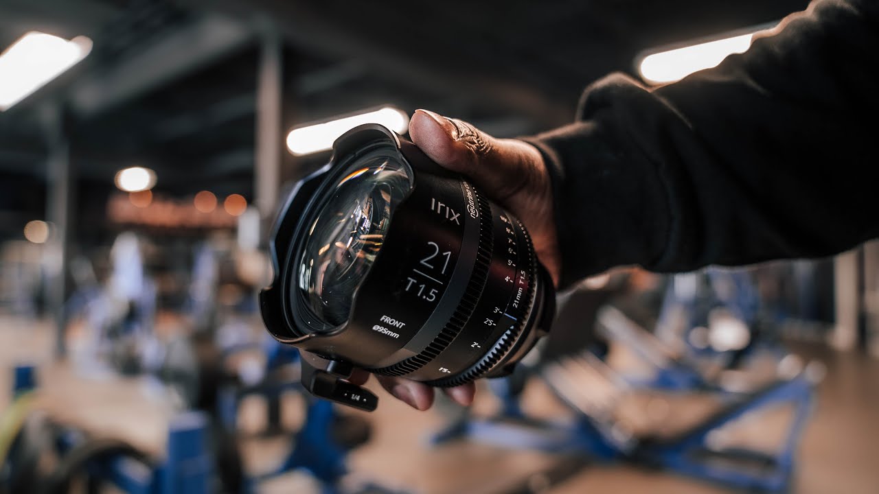 YouTube post by @KofiYeboah for CRDBAG. Caption reads: IRIX Cine Lenses Deserve More Respect.