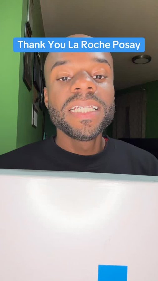 Instagram post by @tyreaktoldyou for LaRochePosayUS. Caption reads: @larocheposayusa always comes through for me.....