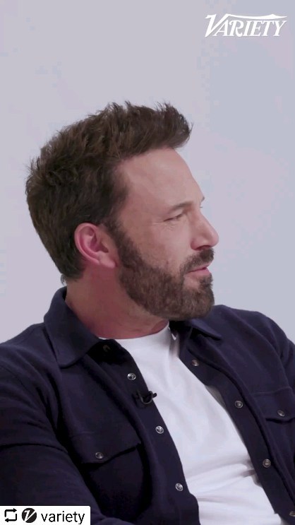 Instagram post by @benniferfanpage for Variety. Caption reads: B E N & M I C H A E L #Repost @variety with....