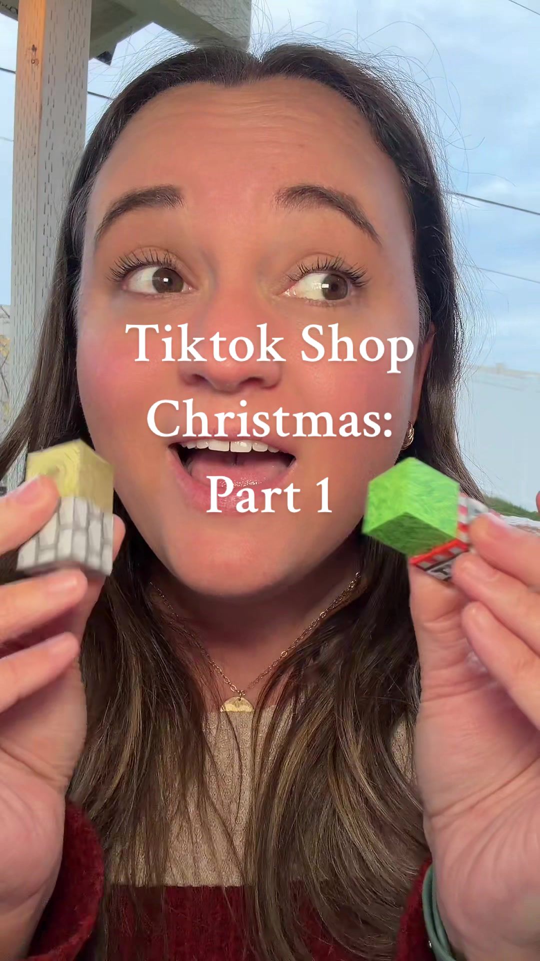 TikTok post by @jen_21120 for Magnetopia. Caption reads: [...] with these building cubes from @Magnetopia.....