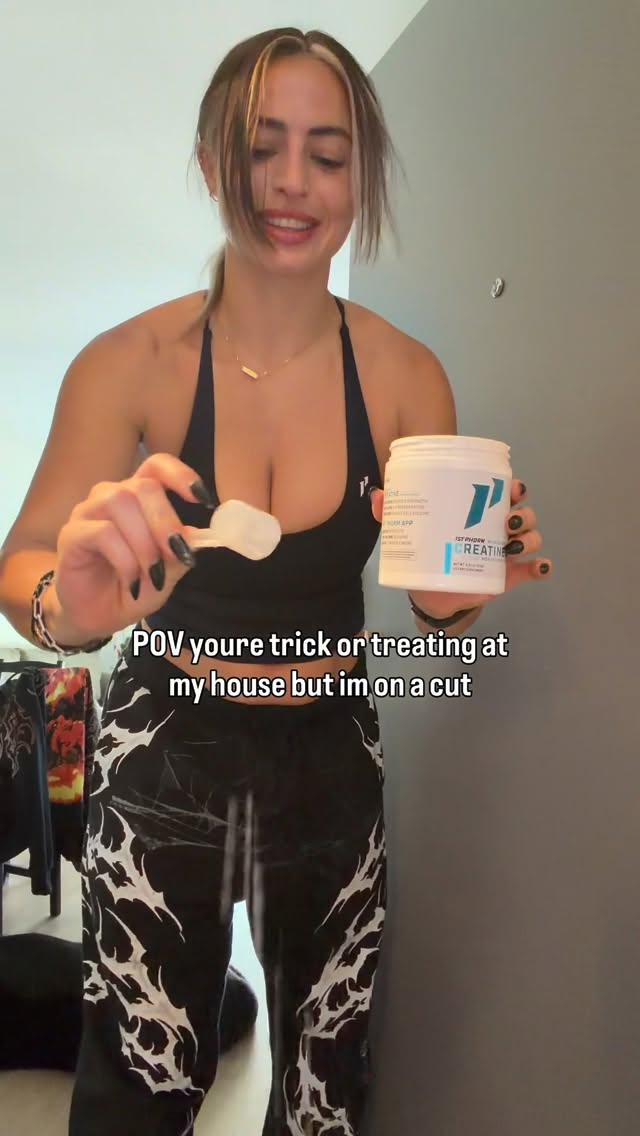 Instagram post by @liztess for 1st Phorm. Caption reads: Happy Halloween!

If im on a cut, we’re all on a....