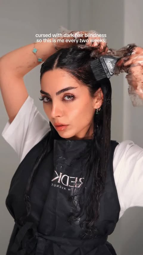 Instagram post by @moon.azad for Wella Professionals. Caption reads: All of this because I thought it was a good idea....