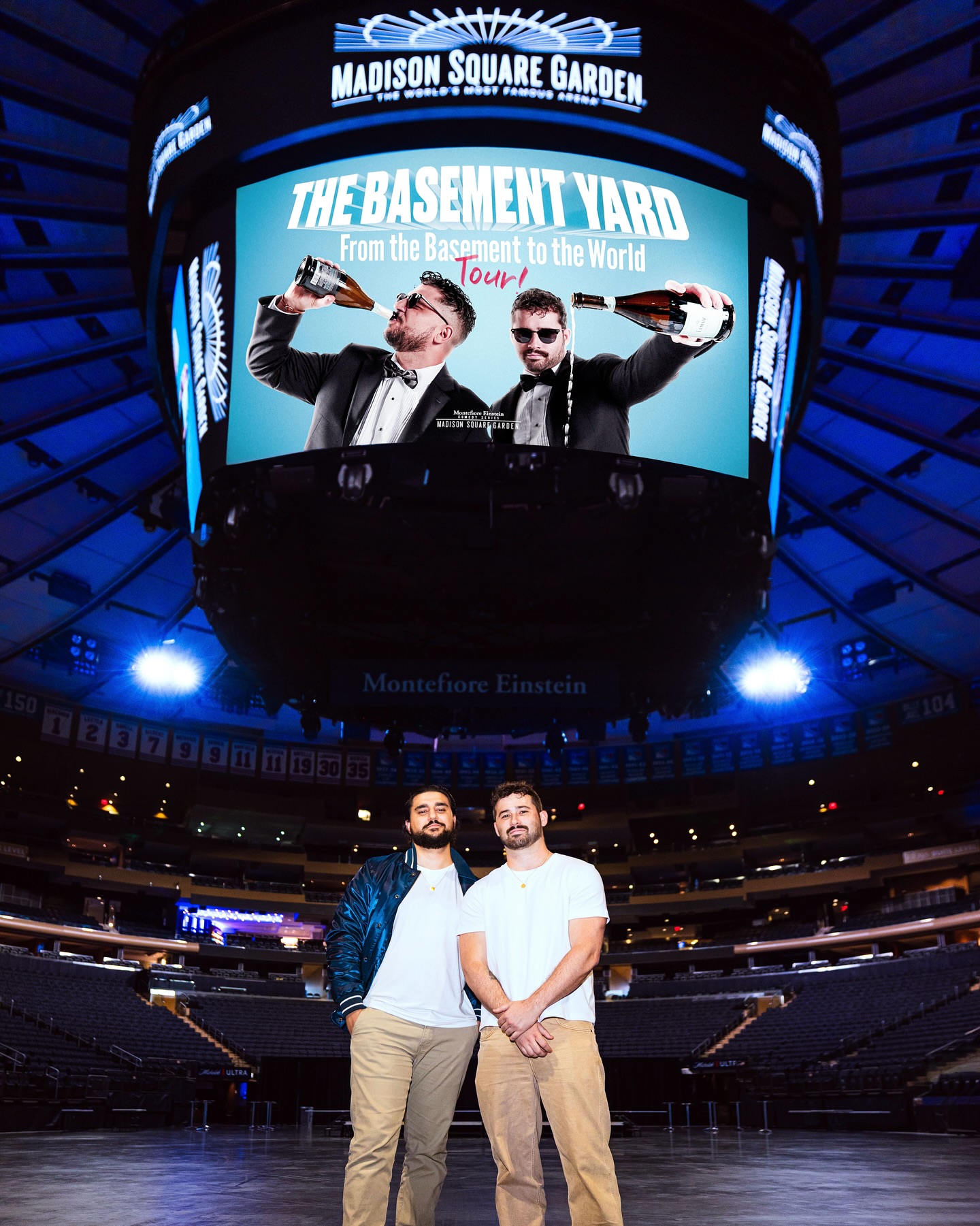 Instagram post by @thefrankalvarez for Live Nation. Caption reads: JUST ANNOUNCED: The Basement Yard will come to The....