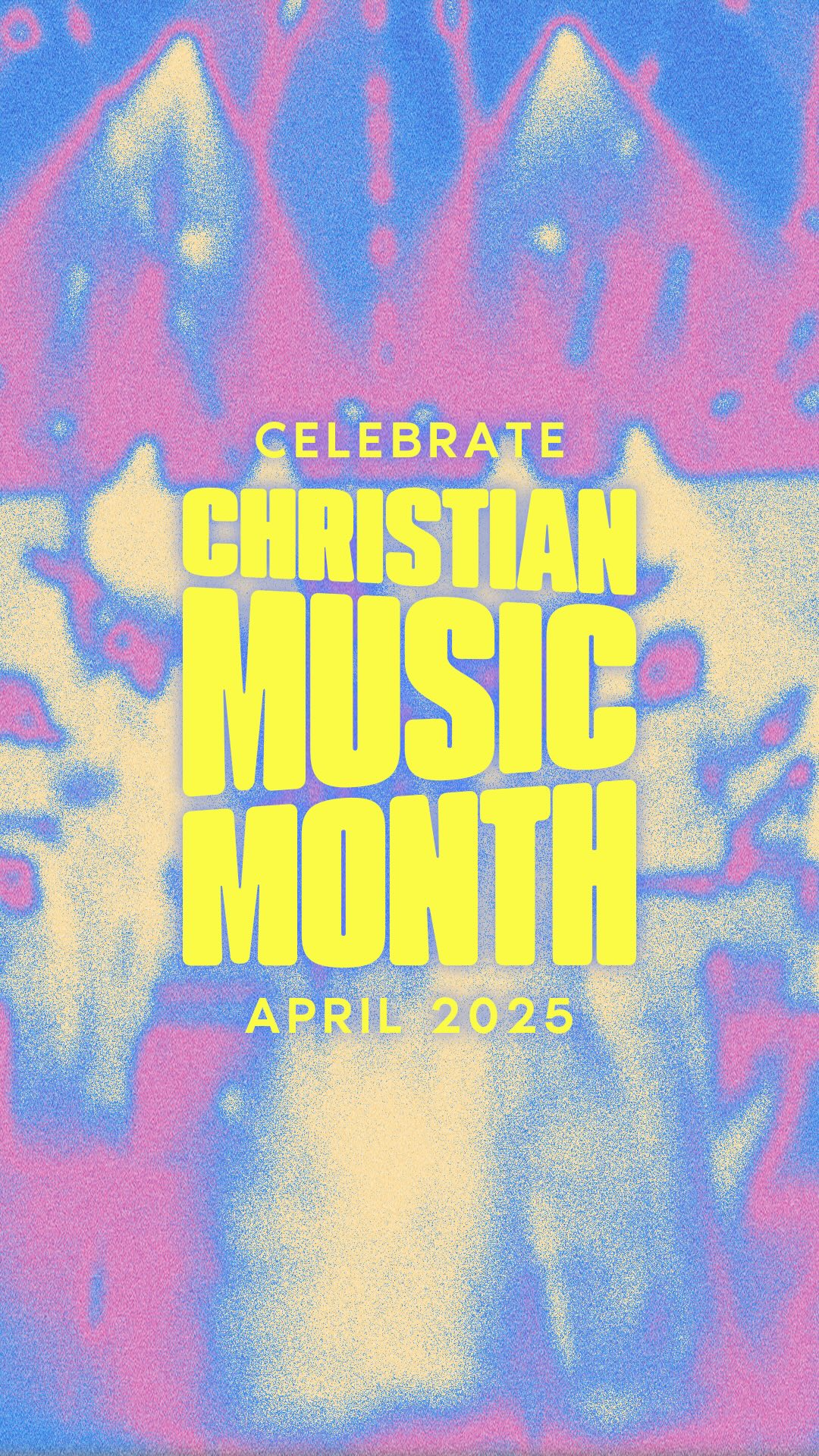 Instagram post by @christinedclario for Pandora. Caption reads: April is officially #ChristianMusicMonth — and....