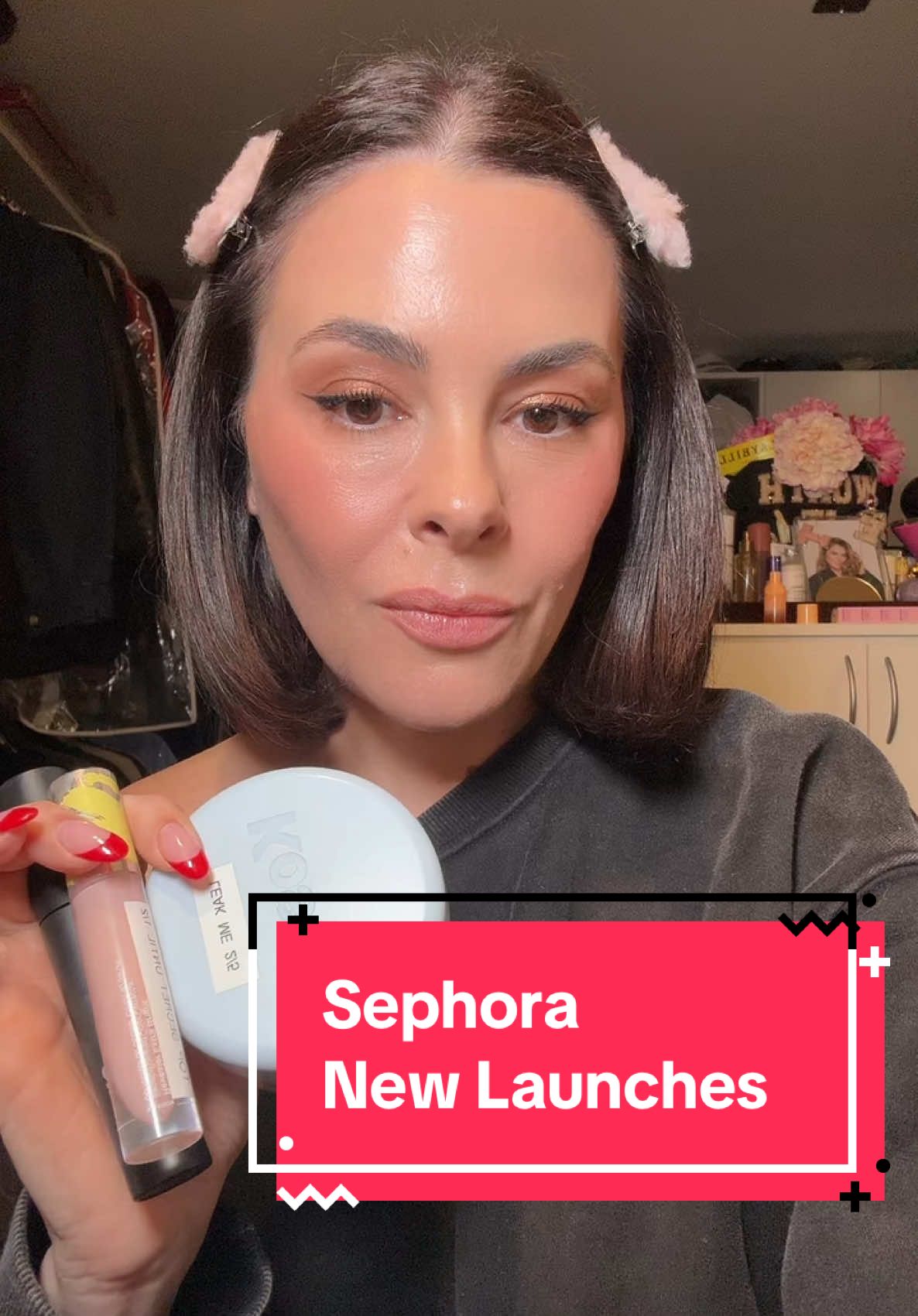 TikTok post by @ericataylor2347 for Kosas. Caption reads: [...] the Sephora Savings Event & @Kosas always....
