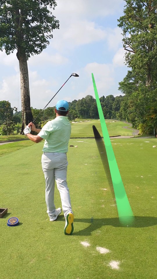 Instagram post by @stabilityndistance for COBRA Golf. Caption reads: When I swing my 5-wood, I trust that if I stay....