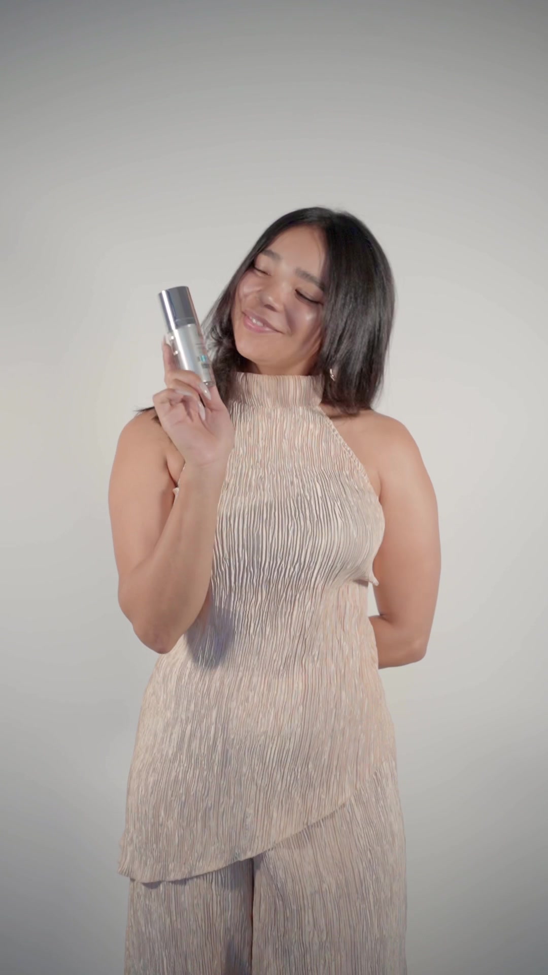 TikTok post by @lauren.joseph_sa for Eucerin. Caption reads: [...] it’s easier than I thought. One pump of....