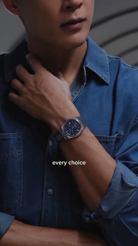 Instagram post by @tylertennn for TISSOT. Caption reads: Time shapes who we become ⏳

@Tissot_Official....