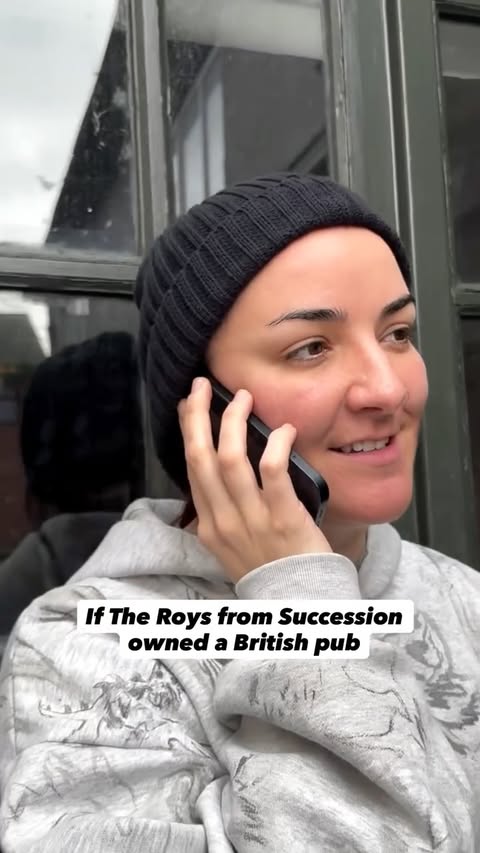 Instagram post by @hollyandbrookearehooked for HBO. Caption reads: [...] for a pint at The Royal Roy? 😏 HBO Max is....