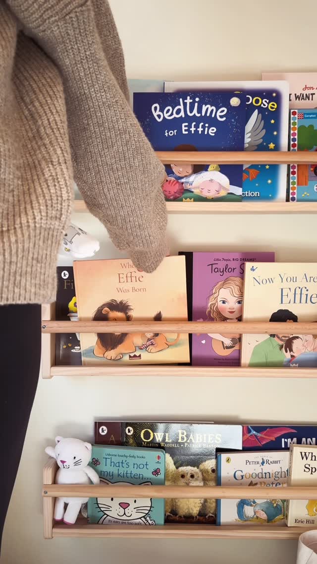 Instagram post by @weboughtanewbuild for Wonderbly. Caption reads: 📚 Reading with Wonderbly 📚Use the code....