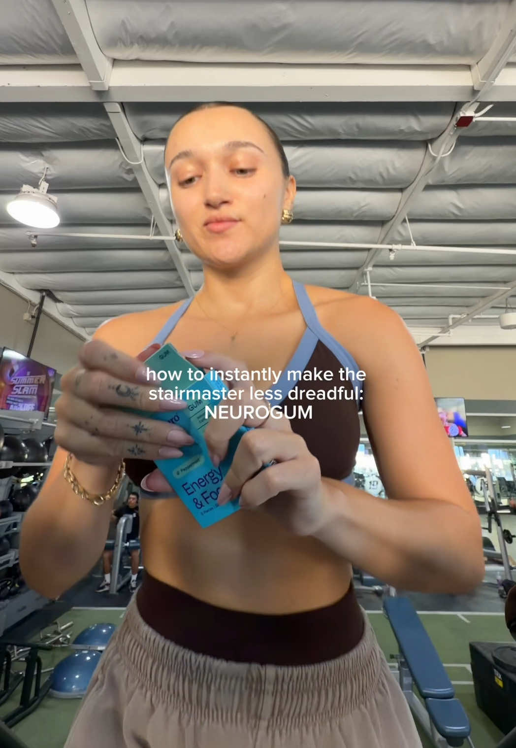 TikTok post by @itsjackiediaz for Neuro. Caption reads: [...] but what helps me get through it is my....