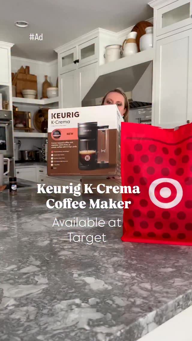 Instagram post by @house.becomes.home for Keurig. Caption reads: #ad I’m so happy to partner with @target and....