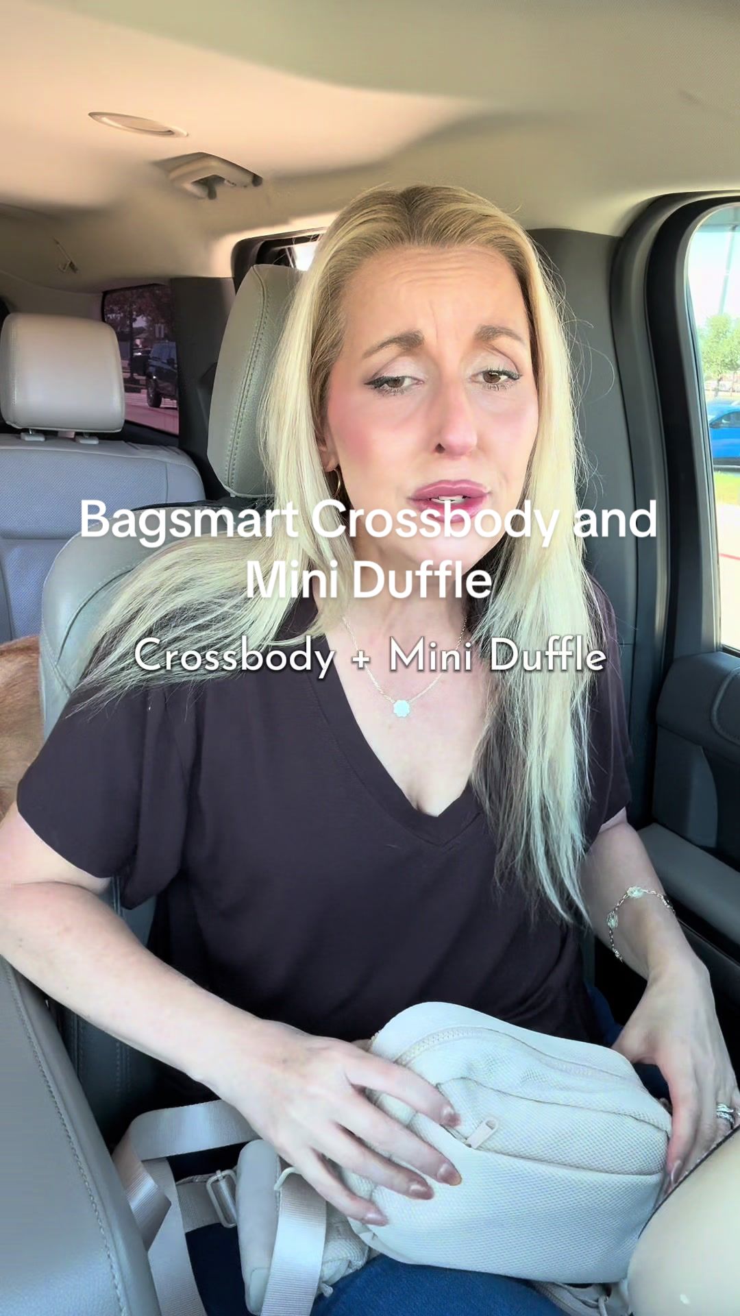 TikTok post by @spill_it_mom for Bagsmart. Caption reads: [...] have functionality. The @BAGSMART Reiki....
