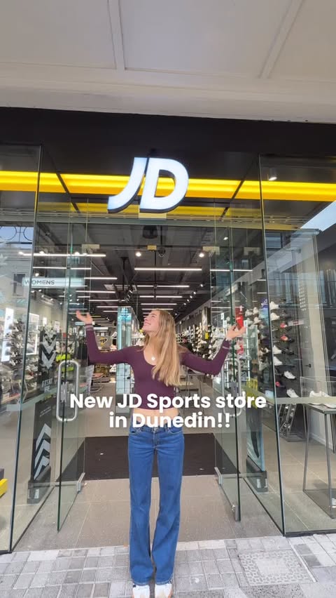 Instagram post by @savannah.blewden for JD Sports. Caption reads: [...] game has just leveled up, because....