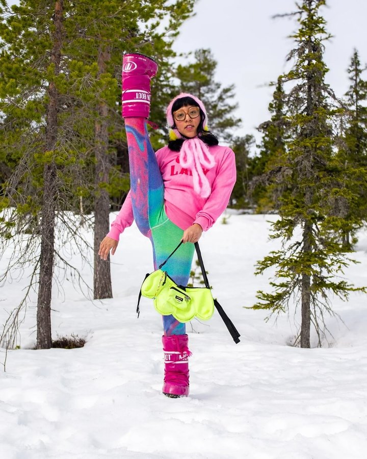 Instagram post by @izzy_manuel for Eastpak. Caption reads: it was only this year I really thought about how....