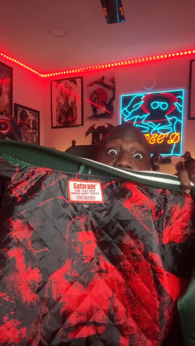 Instagram post by @straw_hat_goofy for Gatorade. Caption reads: Netflix and Gatorade brought me something from the....