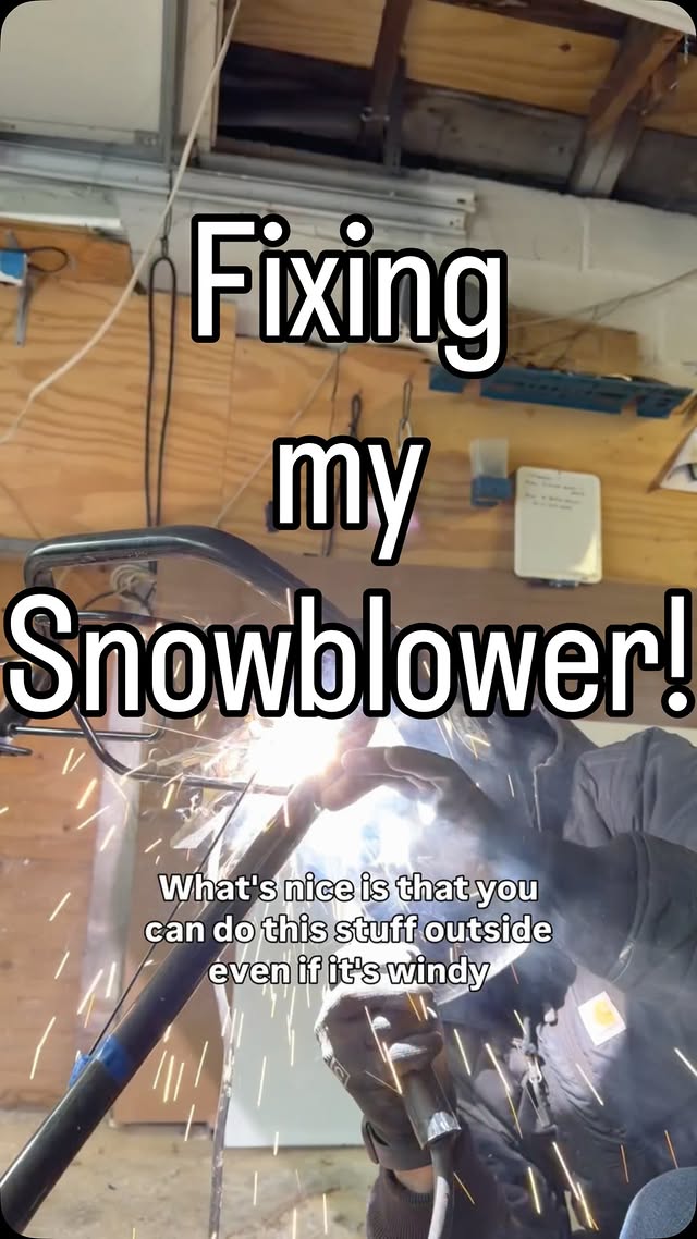 Instagram post by @makeeverythingshop for Lincoln Electric. Caption reads: [...] core welding at home. I keep this....