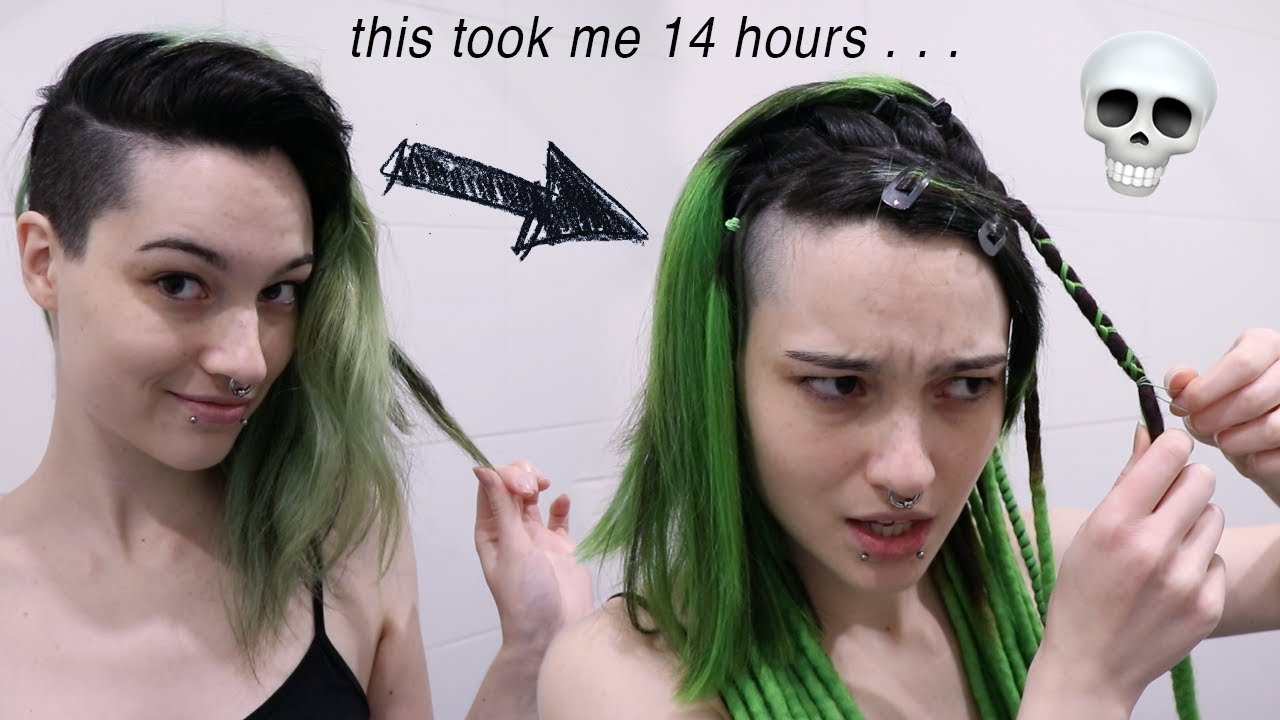 YouTube post by @ch527kerosene for YouNow. Caption reads: Hair Transformation - Toxic Princess.