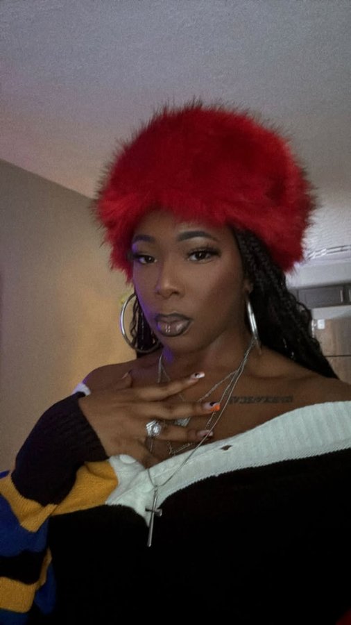 Instagram post by @thetaylorpatrice for Citi Trends. Caption reads: grwm | citi trends edition 🛒 

sweater -....