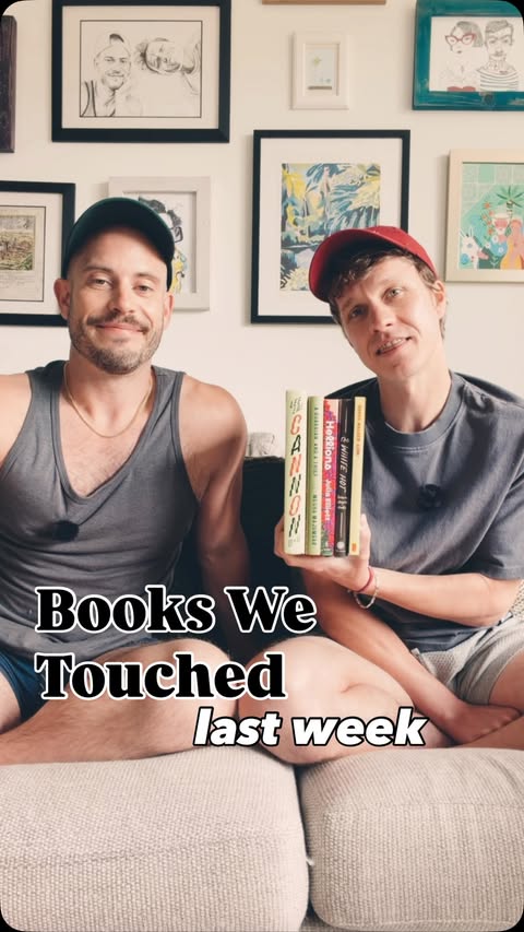 Instagram post by @bernie.lombardi for Alfred A. Knopf. Caption reads: BOOKS WE TOUCHED LAST WEEK in which we ask each....
