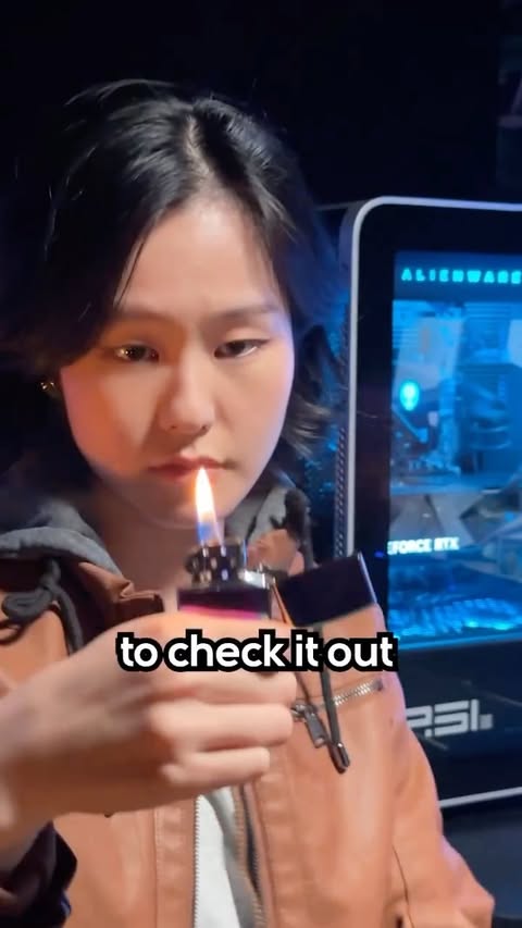 Instagram post by @39daph for ALIENWARE. Caption reads: Max Settings = Peak Scary (ty @alienware +....