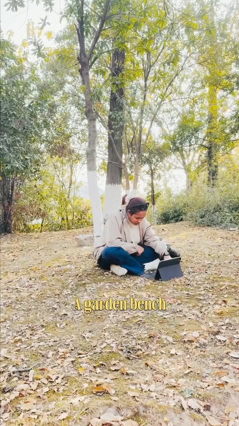 Instagram post by @mad.adwoman for Logitech. Caption reads: I took my Logitech Combo Touch to China, and what....