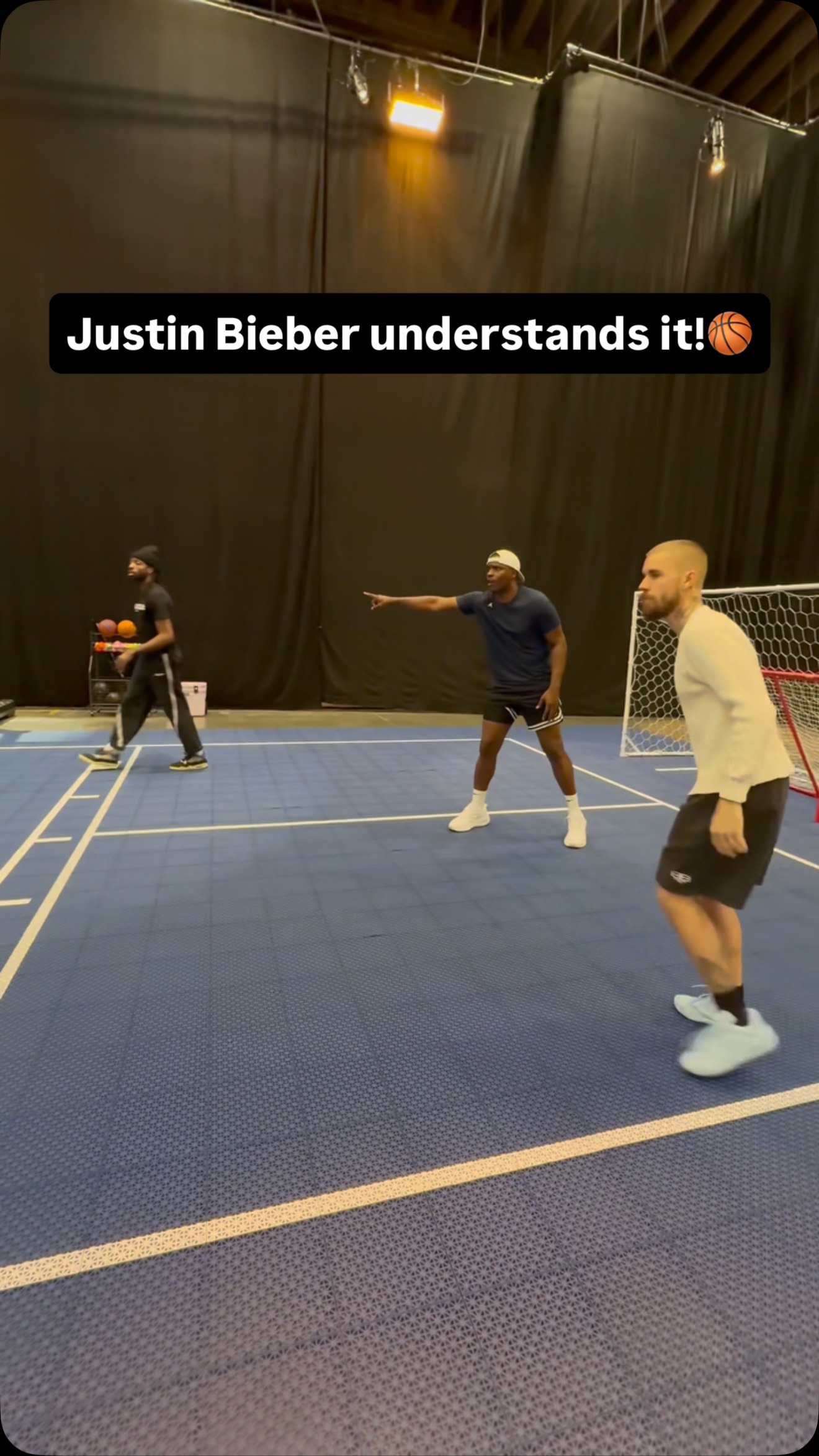 Instagram post by @lilbieber for Bleacher Report. Caption reads: Justin Bieber understands it now! Great two hour....