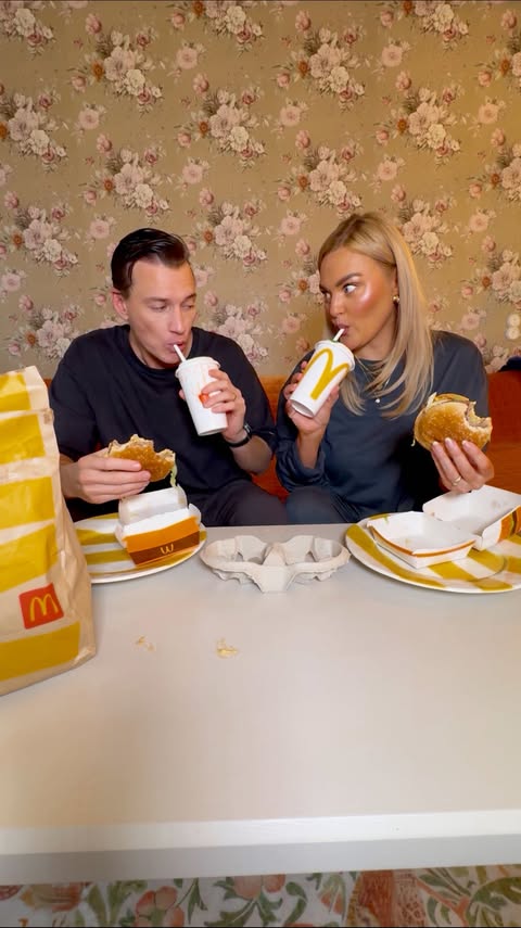 Instagram post by @lisaborg for McDonald's Sverige. Caption reads: reklam @McDonaldsSverige 🥒 Är du pickle lover....