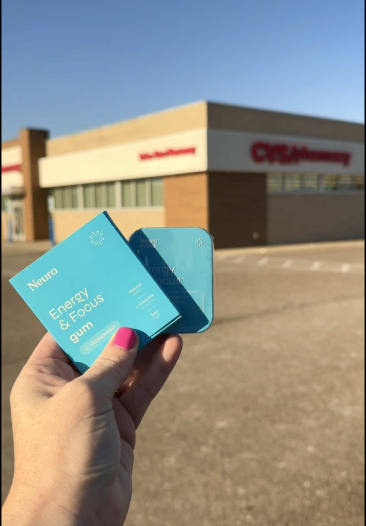TikTok post by @midwestmeghan for Neuro Gum. Caption reads: [...] is anything but easy. But adding @Neuro Gum....