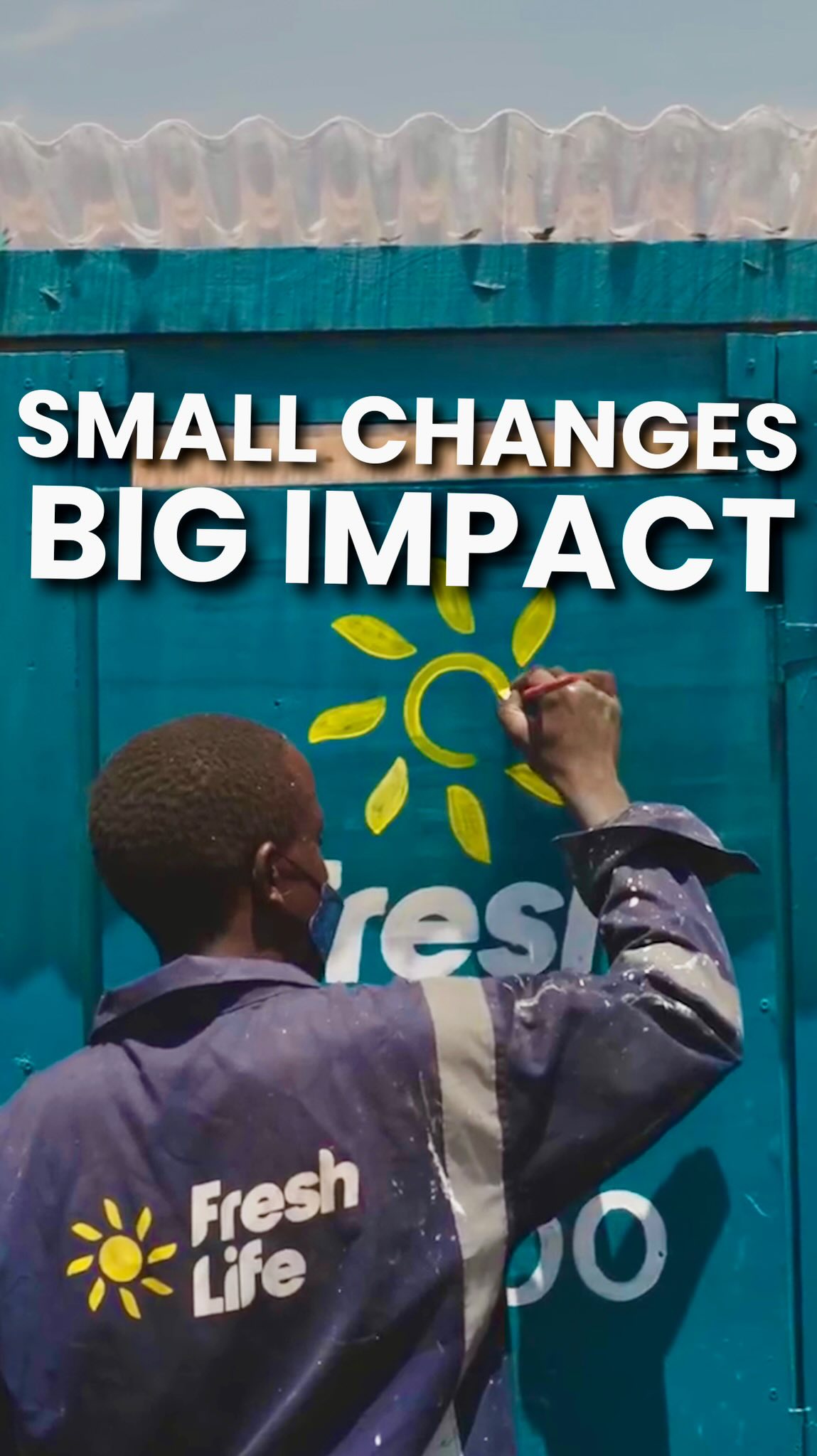 Instagram post by @goinggreenmedia for Who Gives A Crap. Caption reads: SMALL CHANGES MAKE A BIG IMPACT! 🧻 
Share this....