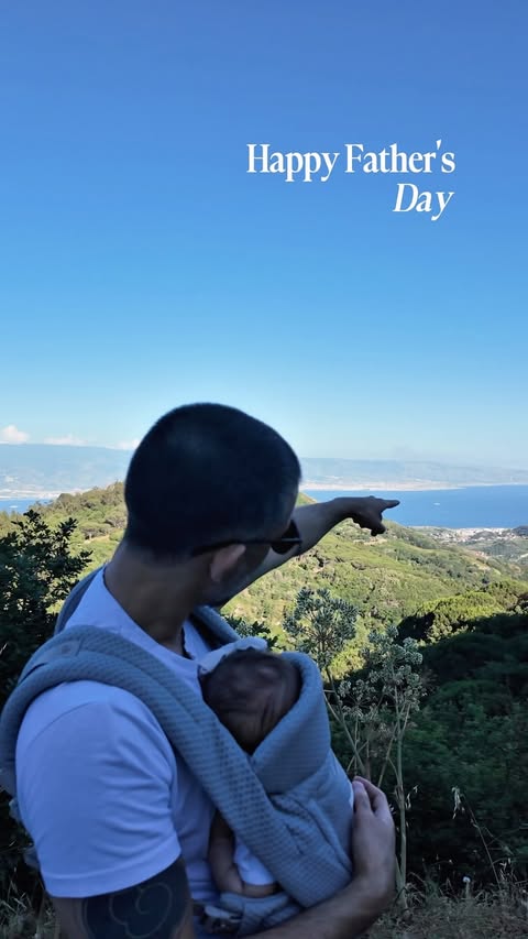 Instagram post by @duotravelexperts for Ergobaby. Caption reads: [...] little longer. Through the hills with....