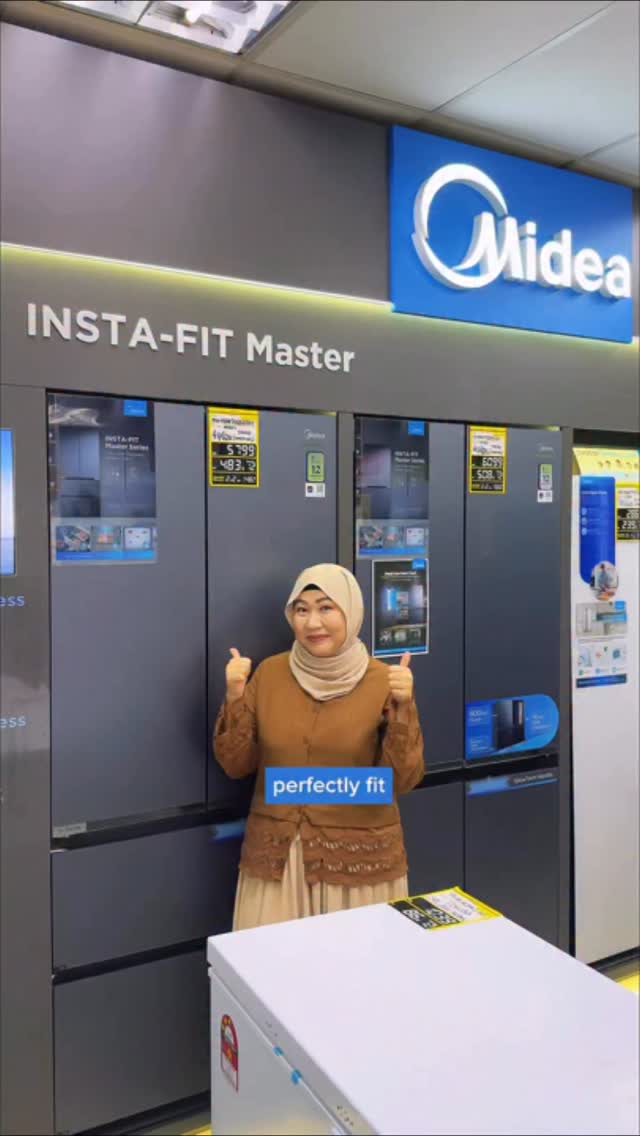 Instagram post by @ayraa_aziz for Midea. Caption reads: [...] 99.99% of bacteria! 😳🔥

Meet the new Midea....