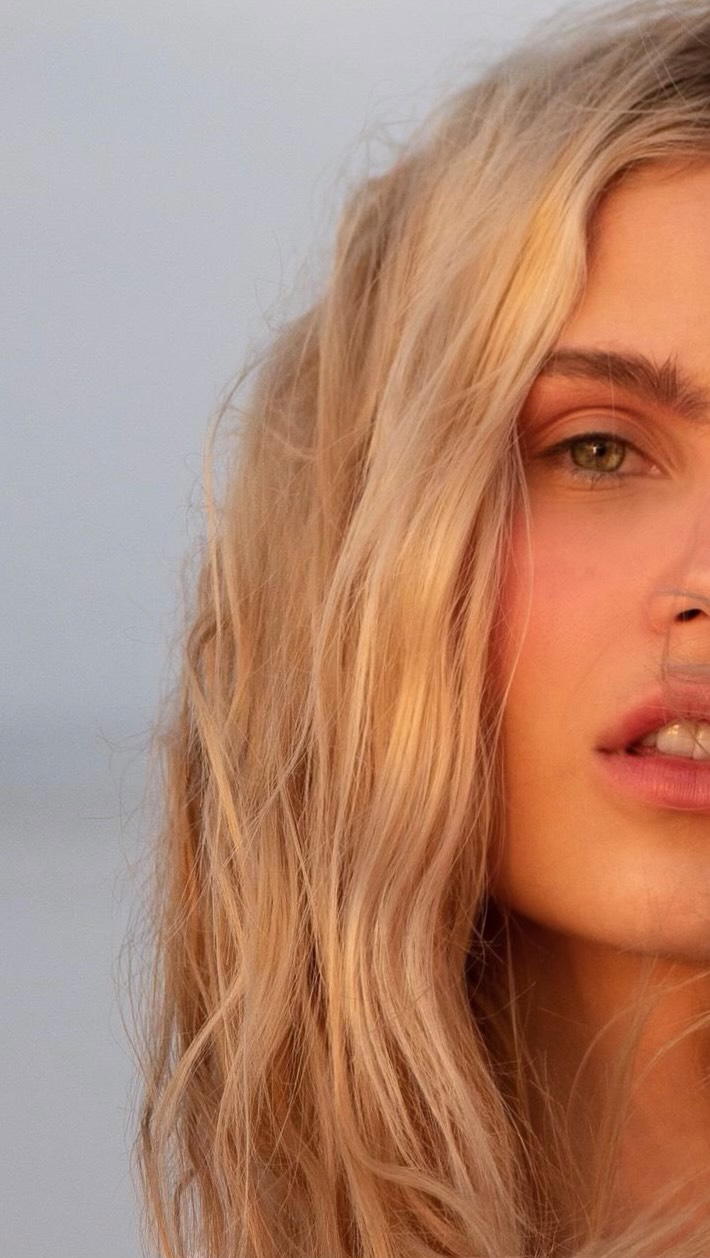 Instagram post by @vitorialvina for Eudora. Caption reads: Vocês sabem que eu amo mudar o meu cabelo e que o....