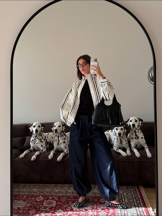 Instagram post by @ariadnatb for Jimmy Fairly. Caption reads: Outfits of the week, featuring the best company....