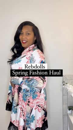 Instagram post by @thejenndanielle for REBDOLLS. Caption reads: @rebdolls is bringing me out of my black dress....