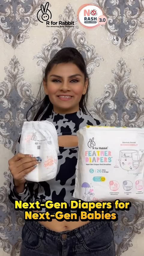 Instagram post by @thesoniasharma1 for R for Rabbit. Caption reads: [...] 💛🐰 The No Rash Challenge 3.0 by....