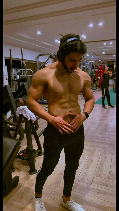 Instagram post by @ajk_world for IRONGEAR Fitness. Caption reads: Not gonna loose again. . . . . . Hybrid jackets....