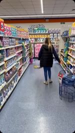 Instagram post by @homelifewith_beth for Domestos. Caption reads: AD | Pop down to B&M for their Big Clean Event to....