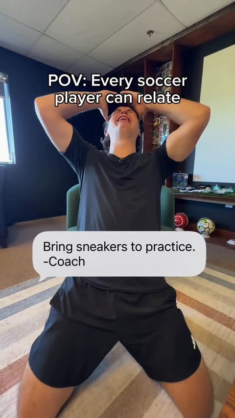 Instagram post by @theokicksballs for POWERADE. Caption reads: [...] get better at SOCCER 🤦🏻‍♂️Thankfully....