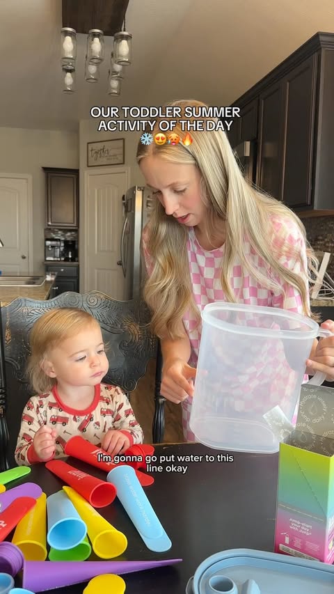 Instagram post by @jadenmcgrew for Advanced Nutrition by Zahler. Caption reads: We love a good easy peasy toddler activity!! mess....