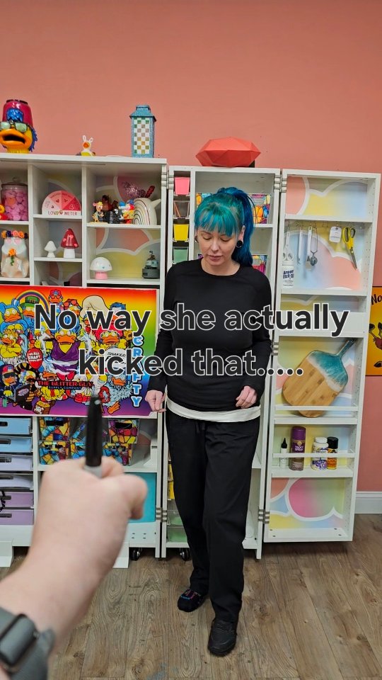 Instagram post by @living_with_livelys for Create Room. Caption reads: That kick was actually epic.....
Not as epic as....