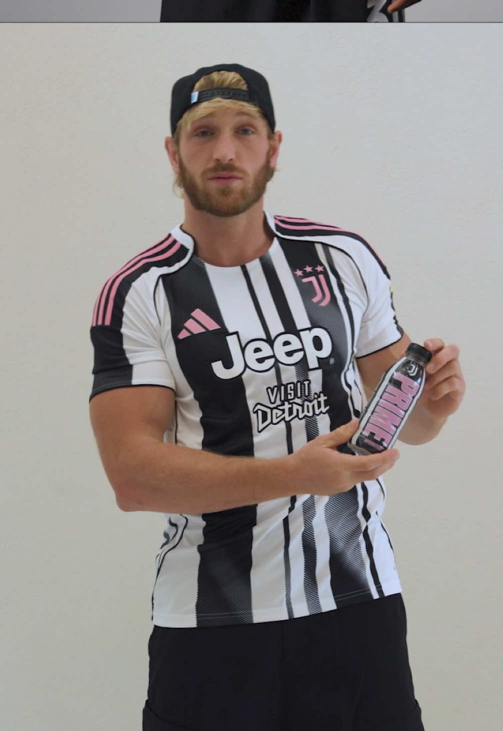 TikTok post by @juventus for DrinkPrime. Caption reads: [...] 🤤 Same collab, fresh new drip! 👀....