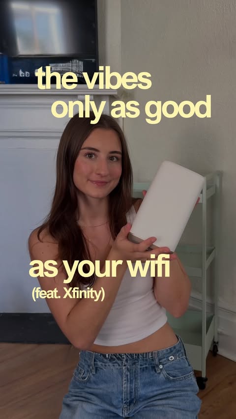 Instagram post by @josiestoffan for Xfinity. Caption reads: #XfinityPartner moving in 2 days before school....