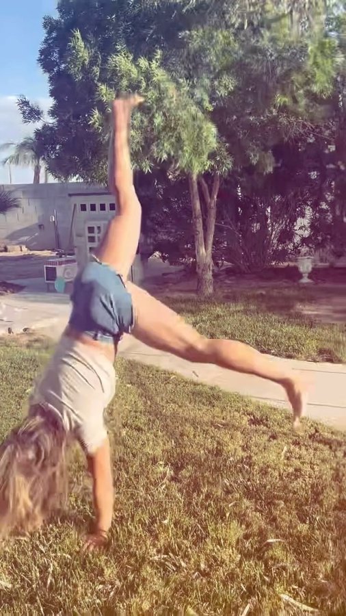 Instagram post by @mieshatate for LivOn Labs. Caption reads: 🥊Fight week calls for an extra boost of vitamin....