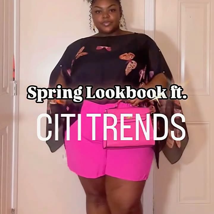 Instagram post by @thatssodollie for Citi Trends. Caption reads: Spring Look Book w/ @cititrends 
Every outfit....
