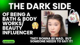 YouTube post by @marymakers for Mercari. Caption reads: The Dark Side of Being a Beauty Influencer (Bath &....